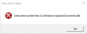 Easy Anti-Cheatの Untrusted System Fileエラーの対処法 | Kobe Wing