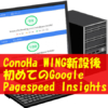 ConoHa WING Google Pagespeed Insights 速度 2021/01/02