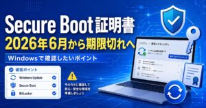 Secure Boot証明書の2026年6月期限切れとWindowsの確認ポイント